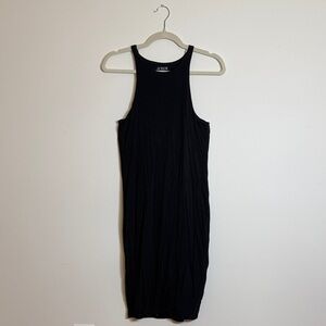 J. Crew Classic Black Midi Dress